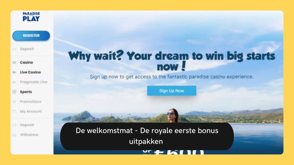 De welkomstmat - De royale eerste bonus uitpakken